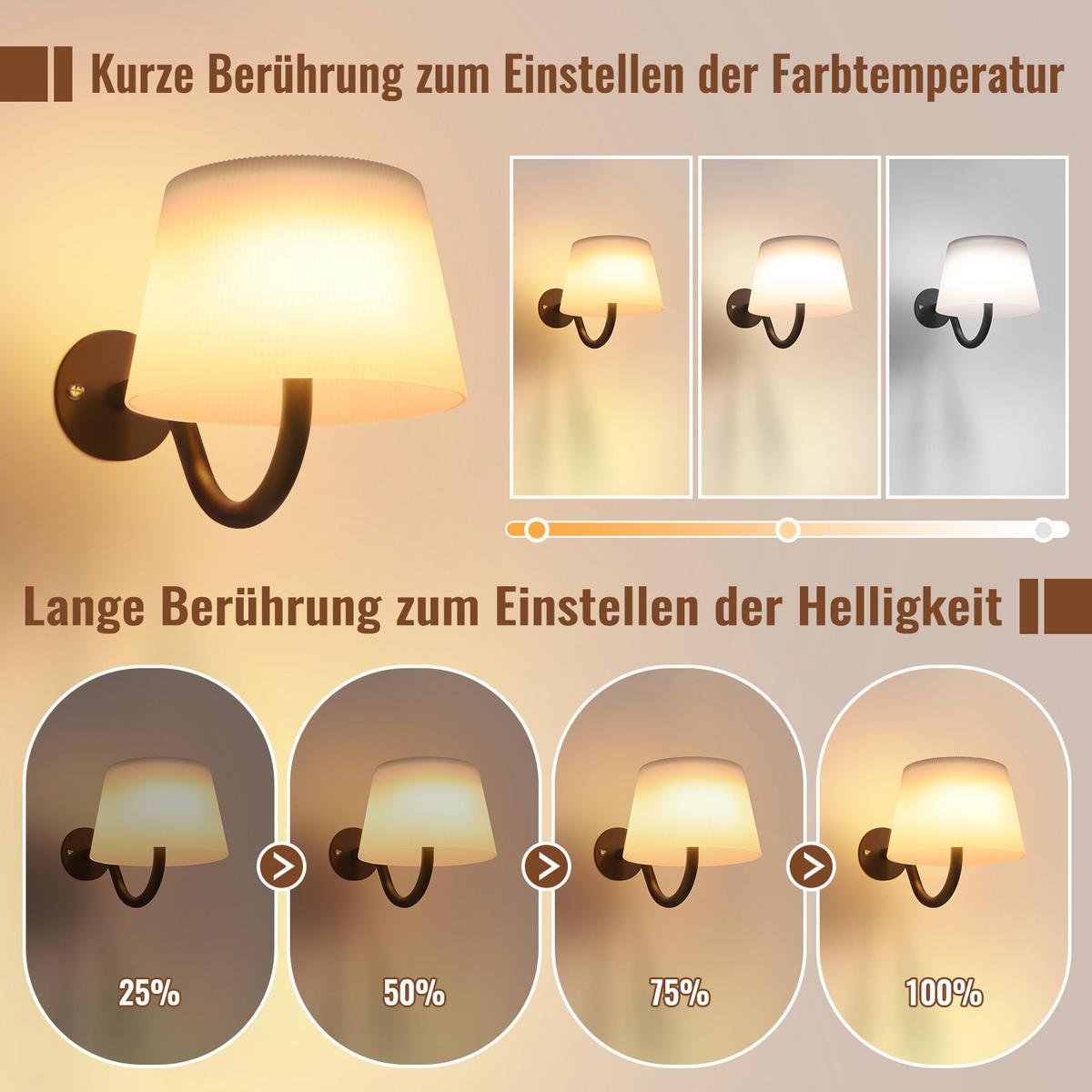LED-WANDLEUCHTE Radiating 18/13/13 cm - Schwarz, Metall (13/13/18cm) - ZMH