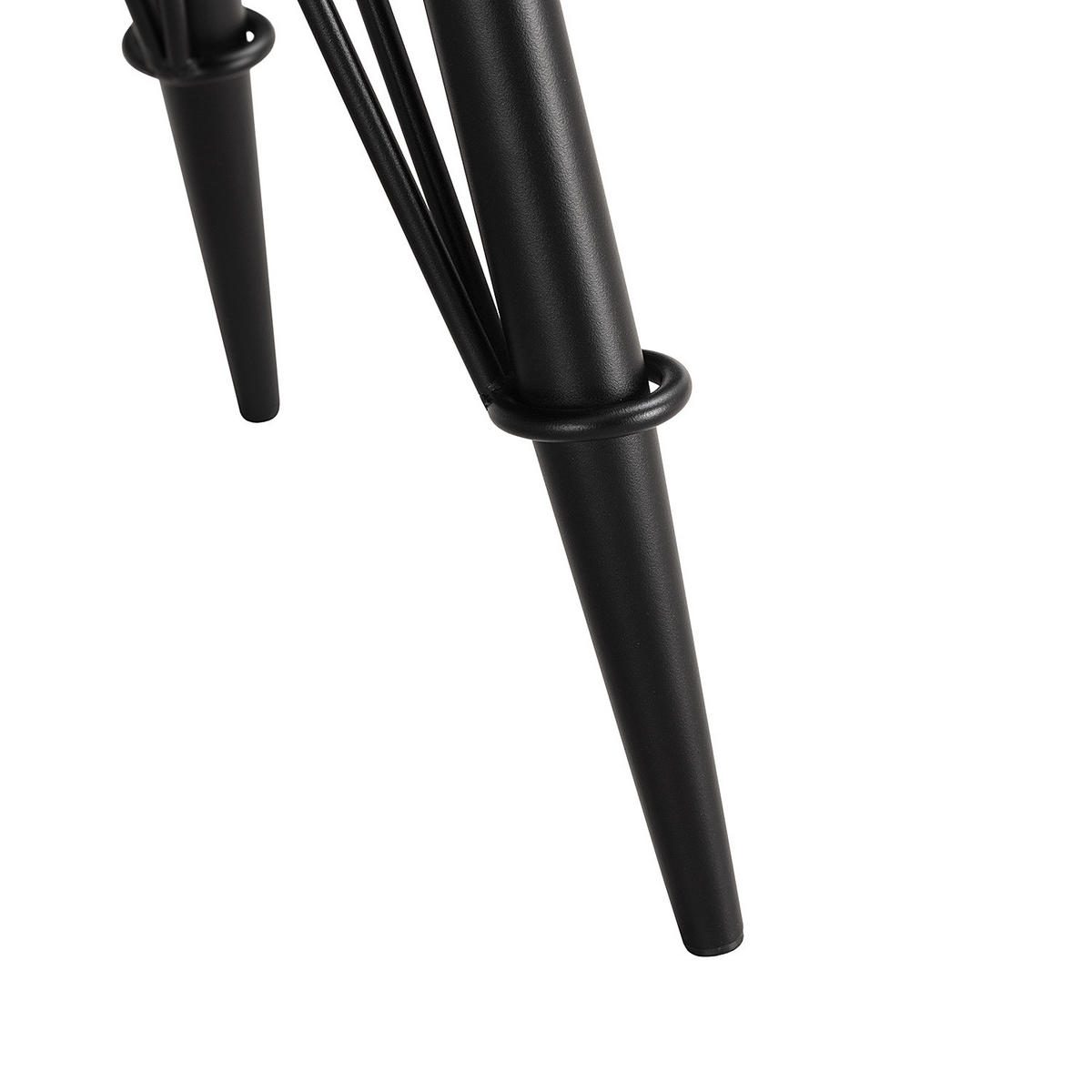 COUCHTISCH - Holzwerkstoff / Metall - Schwarz, Holzwerkstoff/Metall (40/80/43cm) - home24