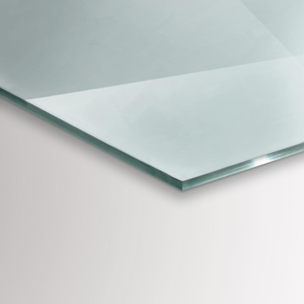 GLASPLATTE für Kamin 100x70 cm - Transparent, Glas (100/70/0.4cm) - ArtPrintCave