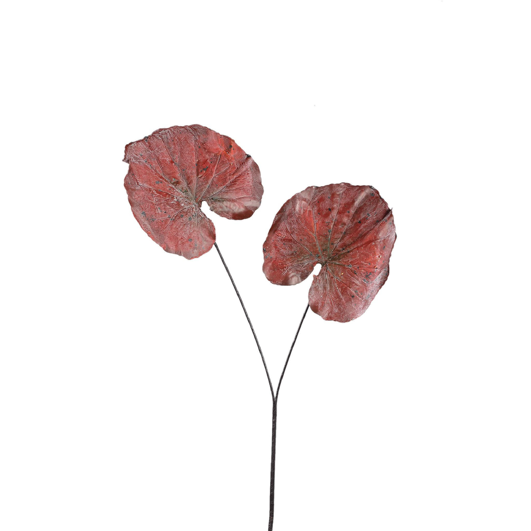 Ptmd Collection Kunstblatt Rot 57x90x62 cm