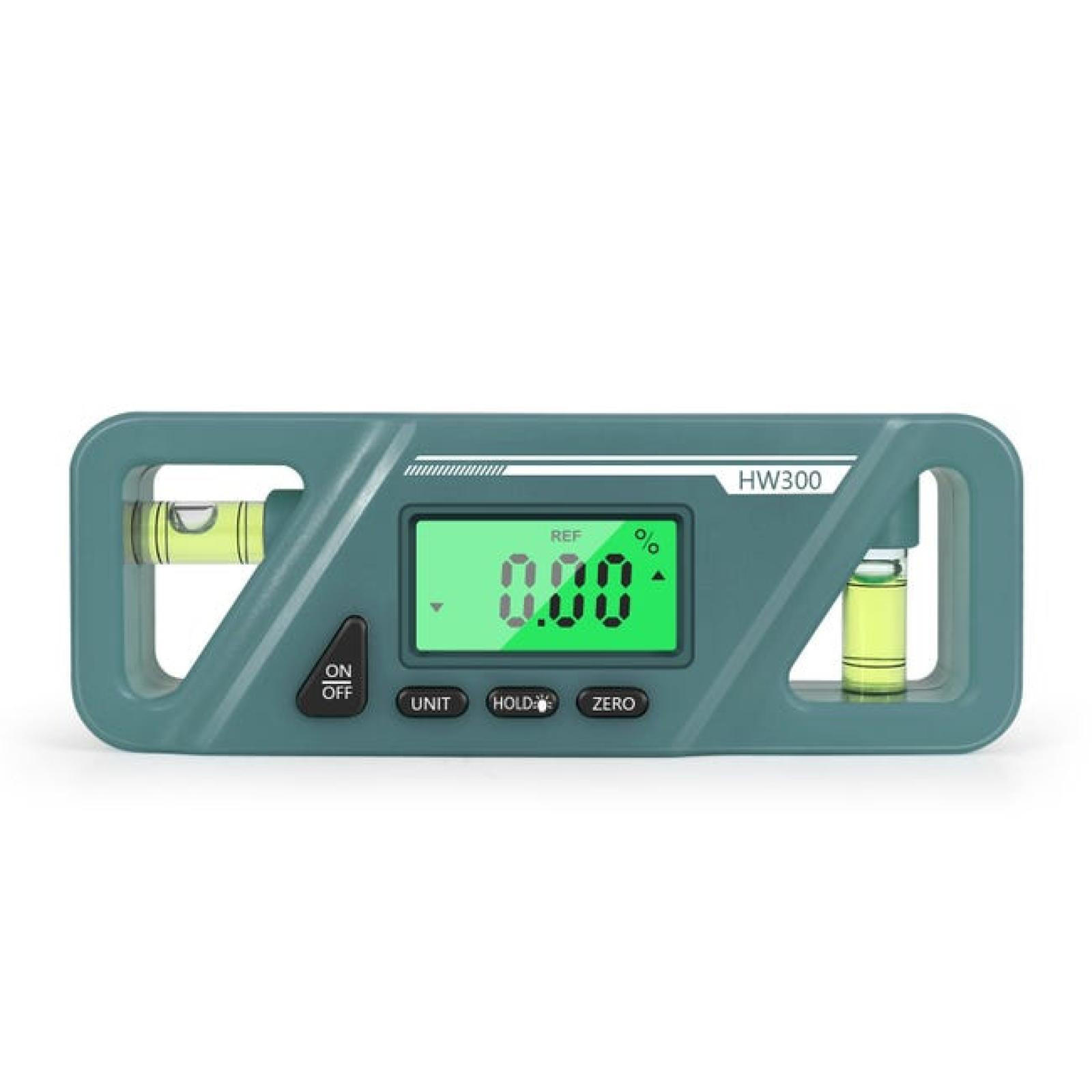 WASSERWAAGE – zur Winkelmessung (Cyan) - Grün, Kunststoff (13/5.7/3.6cm) - DCA