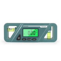 WASSERWAAGE – zur Winkelmessung (Cyan) - Grün, Kunststoff (13/5.7/3.6cm) - DCA