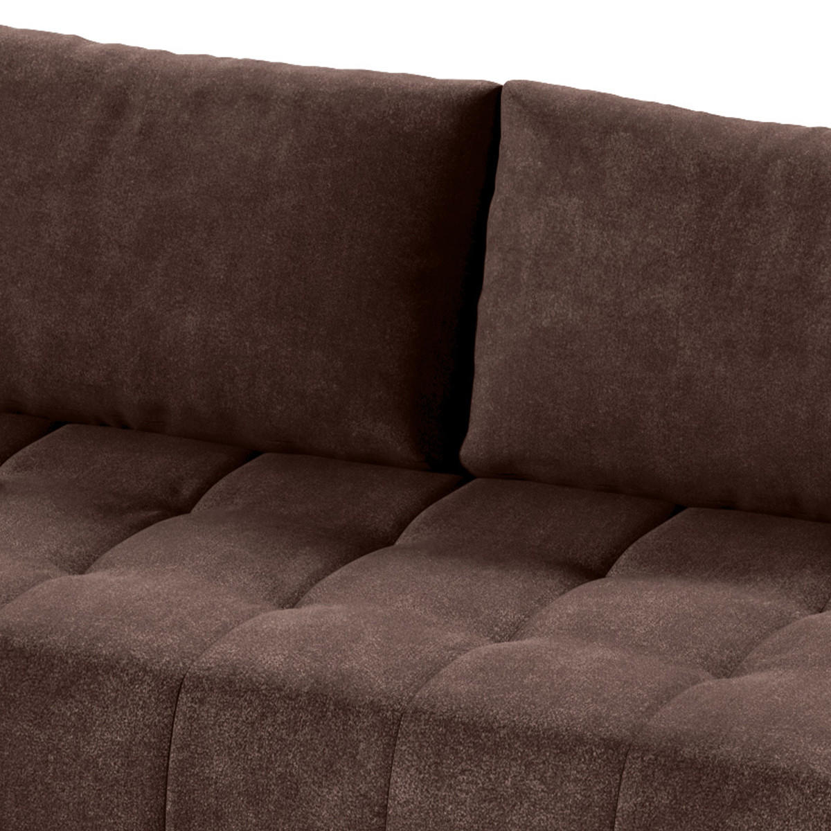 ECKSOFA Jonas 4 Sitzplätze Braun - Braun, Holzwerkstoff (265/185cm) - Petits-meubles