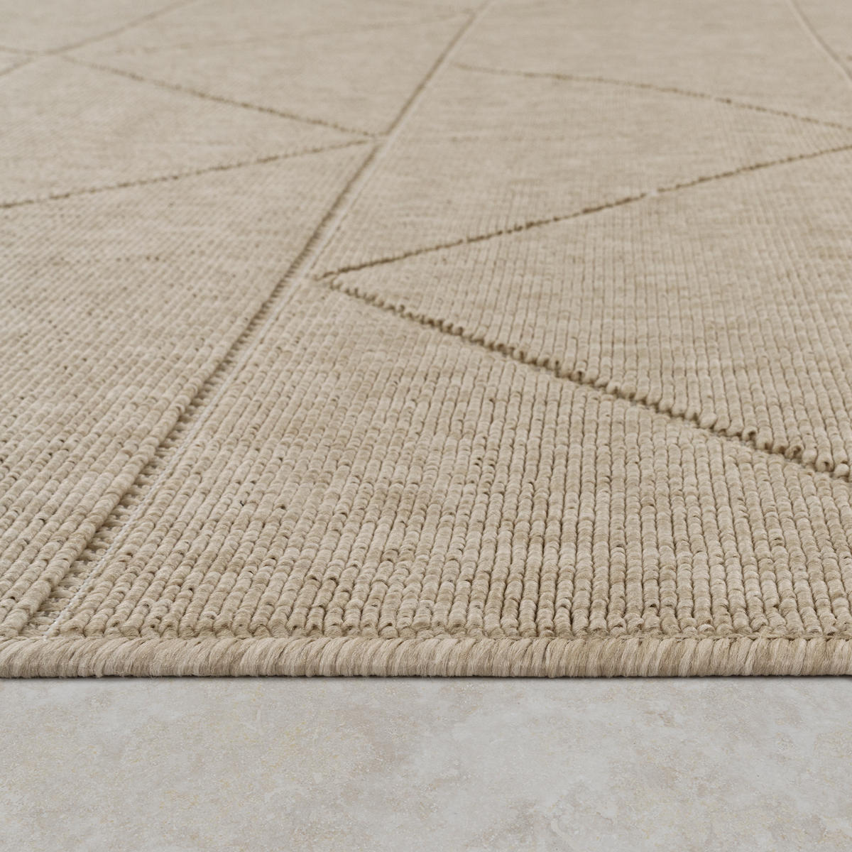 OUTDOORTEPPICH 160/230 cm Brugge 226 - Beige, Textil (160/230cm) - Paco Home