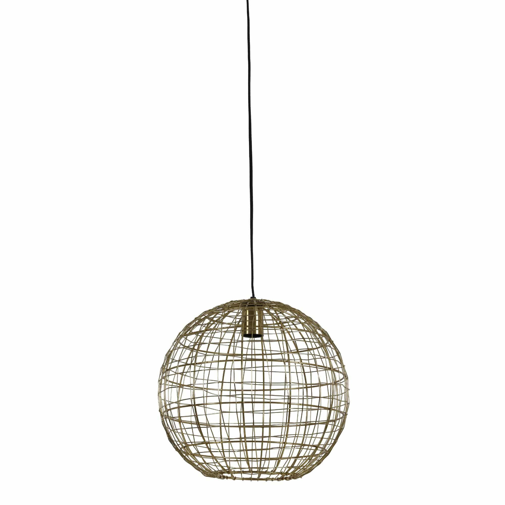 HÄNGELAMPE Mirana Gold Ø35/35 cm - Goldfarben, Metall (35/35/35cm) - Light & Living