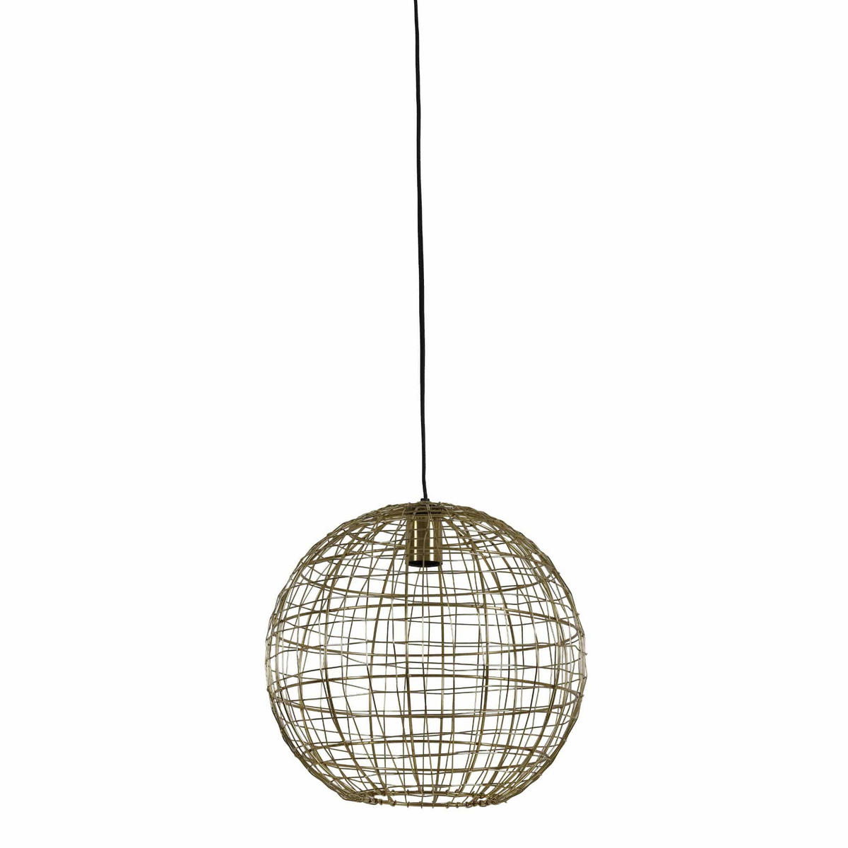 HÄNGELAMPE Mirana Gold Ø35/35 cm - Goldfarben, Metall (35/35/35cm) - Light & Living
