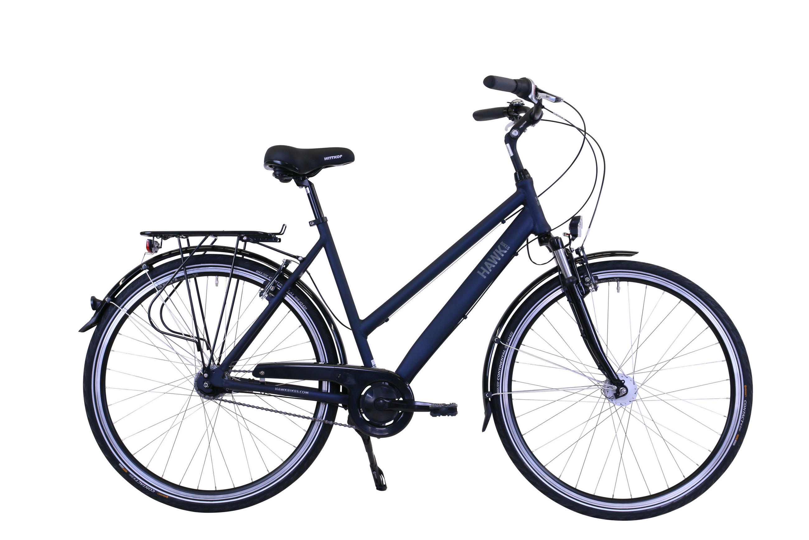 CITYBIKE Citytrek Lady Deluxe Ocean Blue 7 Gang 28 Zoll Größe: 53cm - Blau, Metall (53cm) - Hawk Bikes