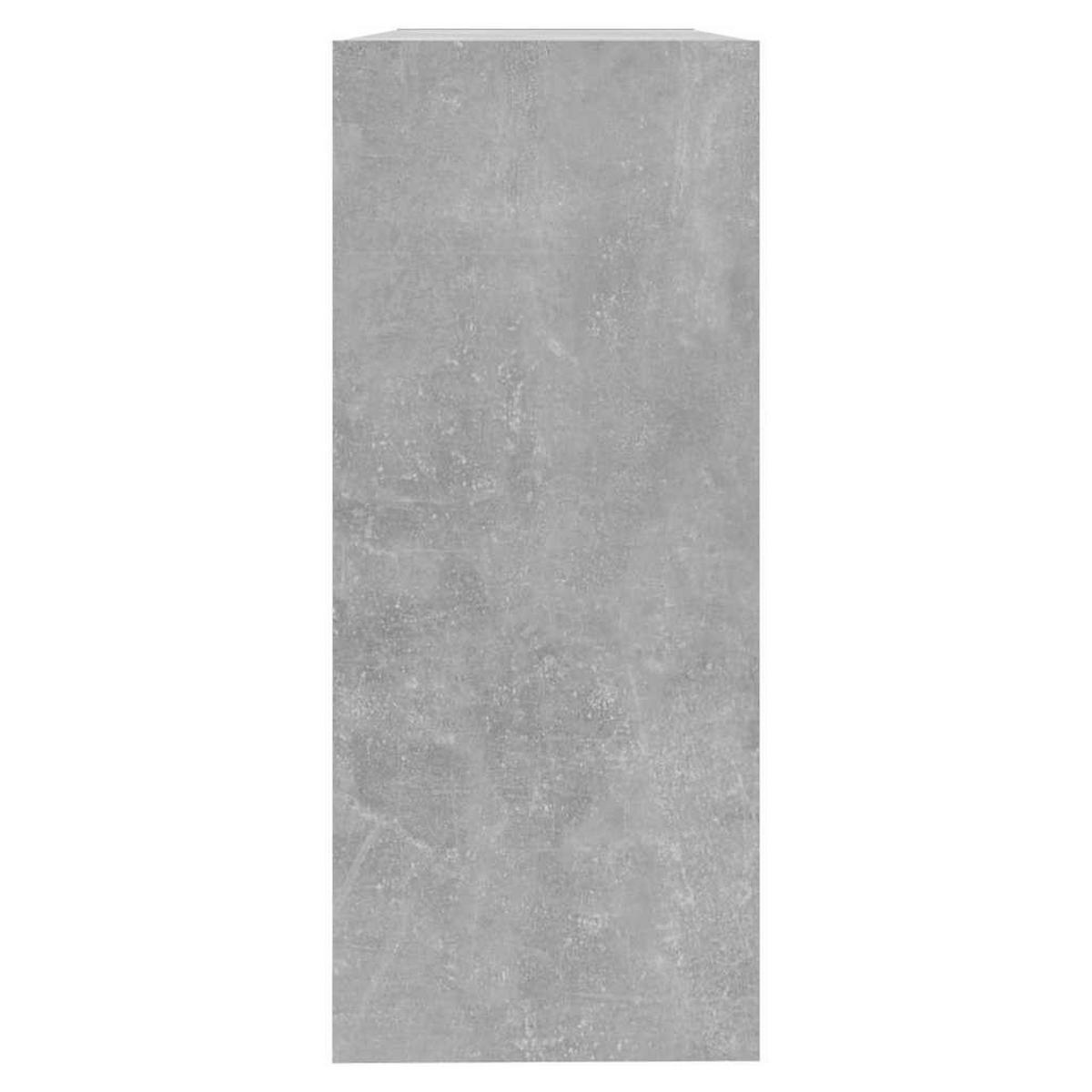 BÜCHERREGAL/RAUMTEILER Betongrau 100/30/72 Cm - Grau, Holzwerkstoff (30/72/100cm) - vidaXL