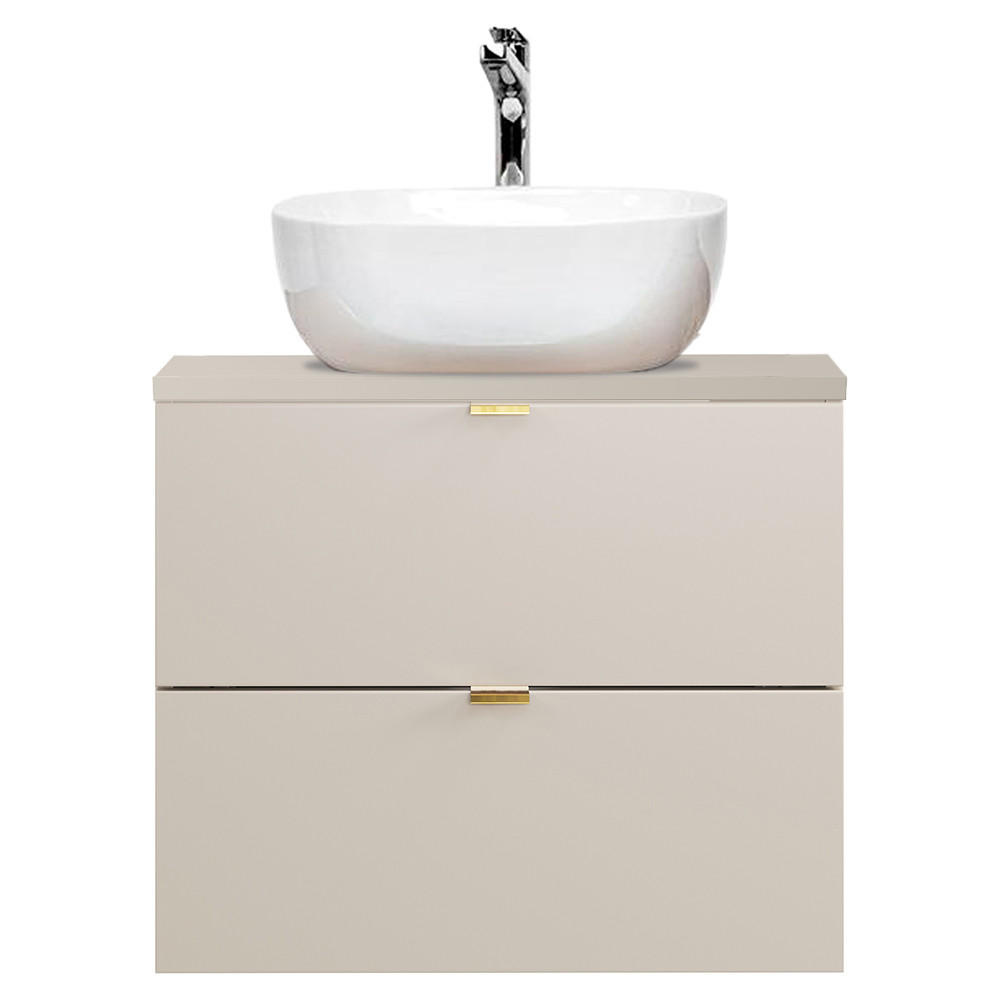 WASCHTISCH Durango-56 - Beige, Holzwerkstoff (61/67/47cm) - Lomado