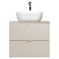WASCHTISCH Durango-56 - Beige, Holzwerkstoff (61/67/47cm) - Lomado