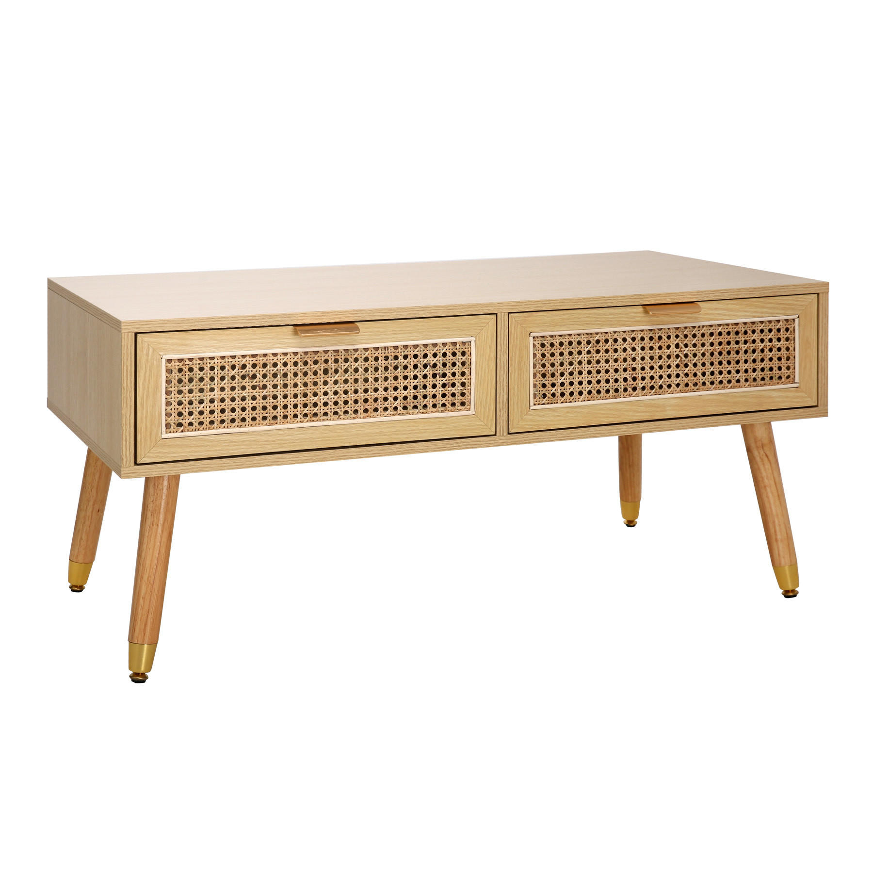 COUCHTISCH VIENNA Melamin rechteckig Natur 100cm - Braun, Holz (50/100/48cm) - riess-ambiente