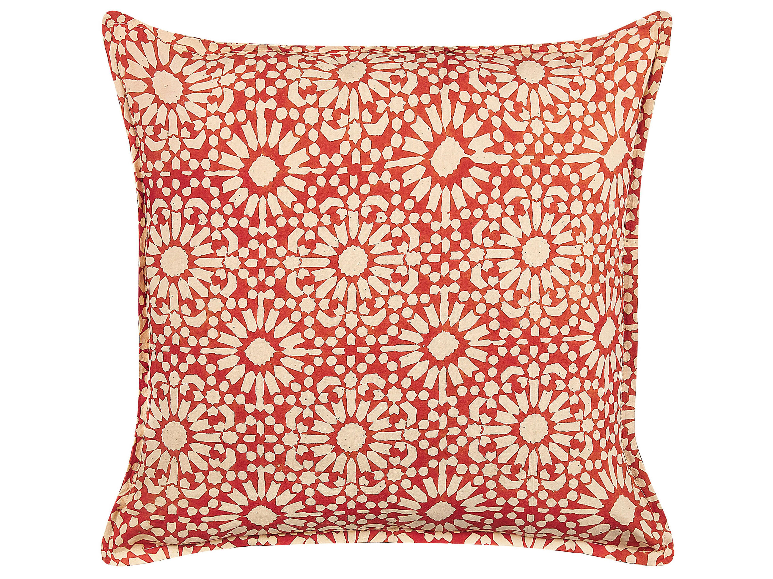 DEKOKISSEN Creme 45/45 cm Ceiba - Creme, Naturmaterialien/Textil (45/45cm) - Beliani