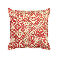 DEKOKISSEN Creme 45/45 cm Ceiba - Creme, Naturmaterialien/Textil (45/45cm) - Beliani