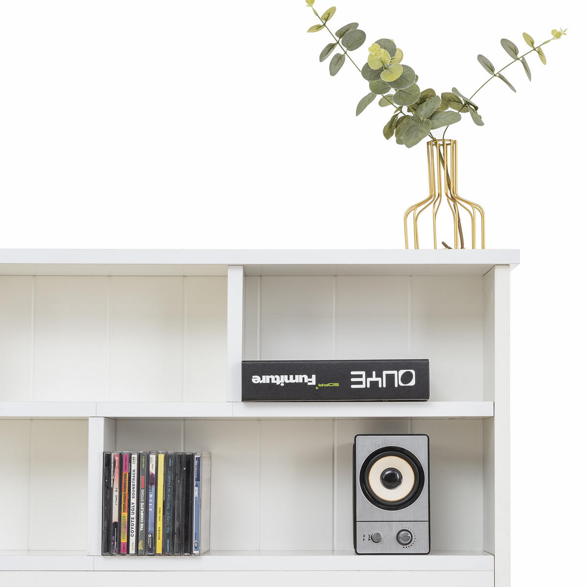 KINDERBETT 90/200 cm DE-00047, in Weiß, Schubladen und Bücherregal-Kopfteil - Weiß, Holz (90/200cm) - ComfortXL