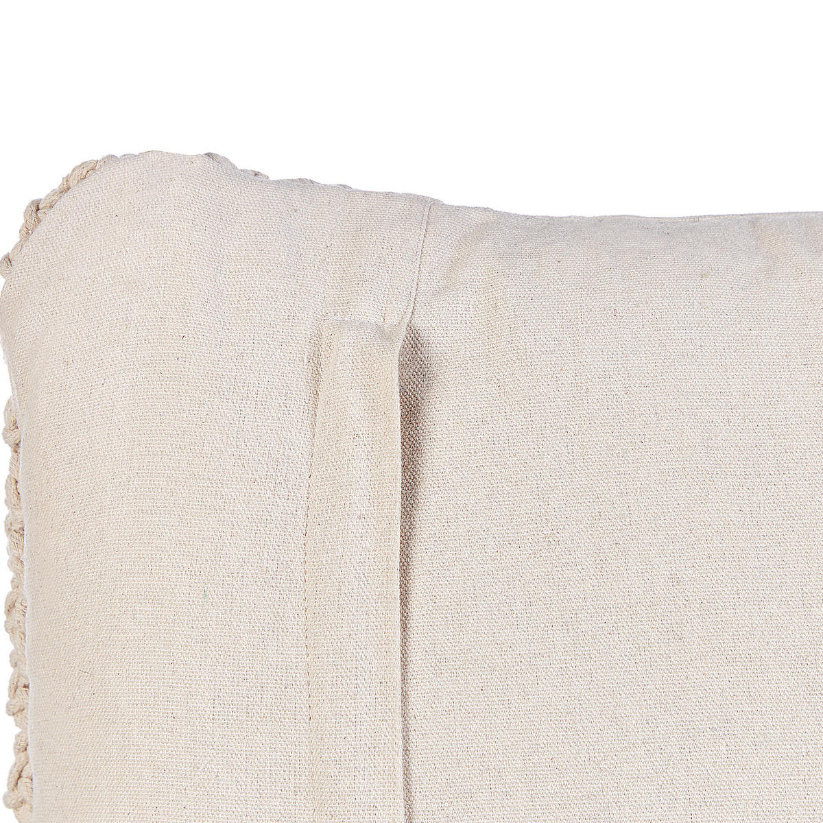 DEKOKISSEN 2er-Set Beige 45/45 cm Bedadi - Beige, Textil (45/45cm) - Beliani