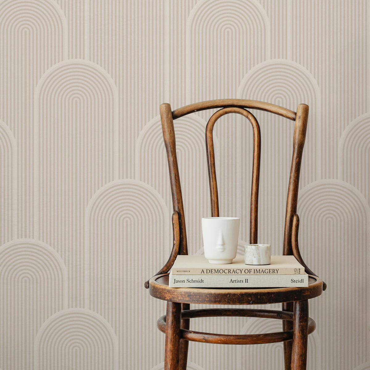 VLIESTAPETE Bowi - Creme, Papier/Kunststoff (52/1000cm) - Superfresco Easy