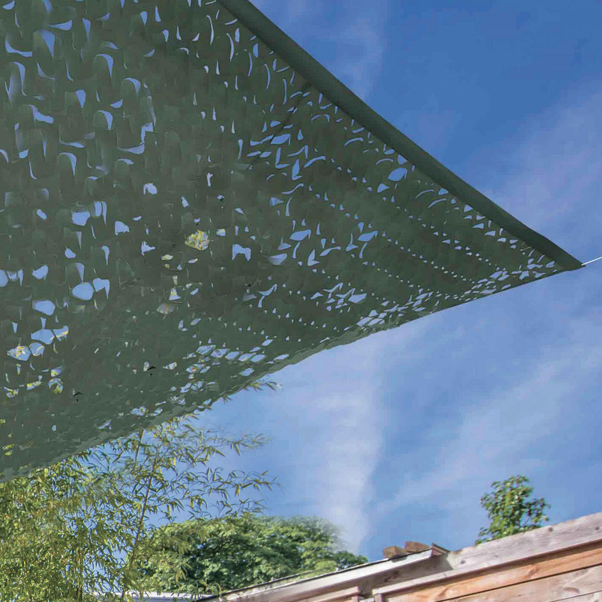 SONNENSEGEL REVERSIBLE 3 x 4m, Groen - Grün, Textil (400/300cm) - Oviala