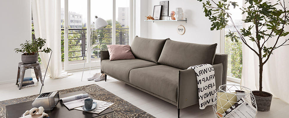 Schlafsofa von Musterring in grau