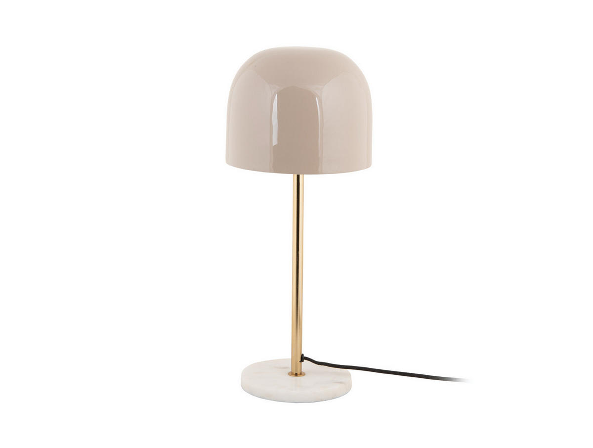 TISCHLAMPE Manta 20/20/50 cm - Grau, Metall (20/20/50cm) - Leitmotiv