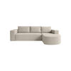 ECKSOFA Tolga mit Schlaffunktion, Beige - Beige, Textil (270/162cm) - Fedve