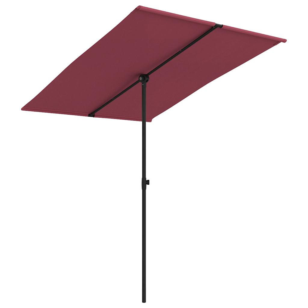 furnicato Sonnenschirm Rot 150x200 cm