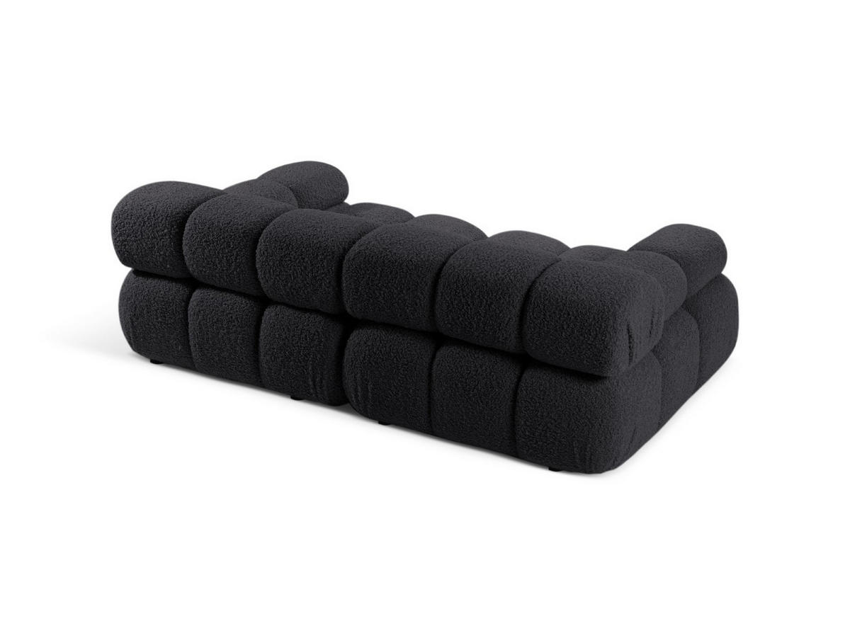 SOFA modular Bellis aus Boucle graphit 2 Sitzplätze - Graphitfarben, Textil (94/70/188cm) - Micadoni