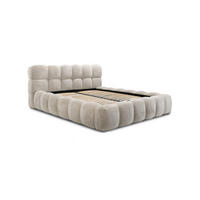 POLSTERBETT Aurelia - Creme, Holzwerkstoff/Textil (160/200cm) - Fun Möbel