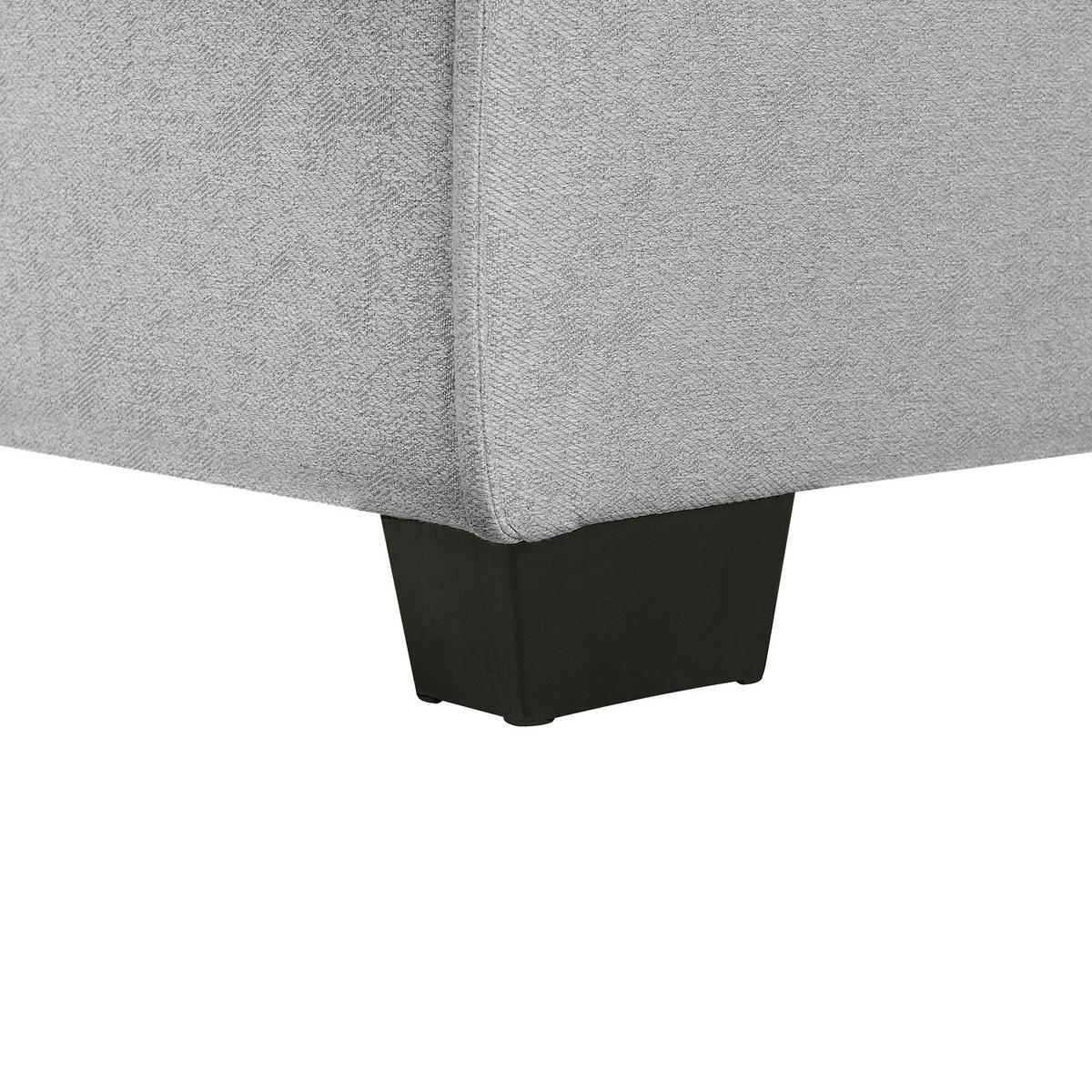 ECKSOFA Polsterbezug Hellgrau linksseitig Romedal - Hellgrau, Textil (290/173cm) - Beliani