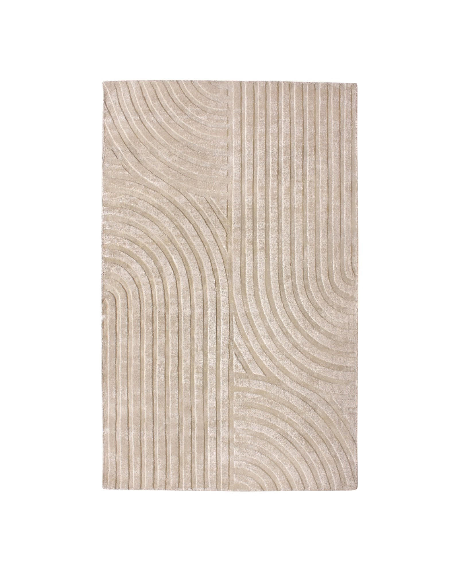TEPPICHE Viskose Beige 230cm - Beige, Textil (230/160cm) - Sia Home
