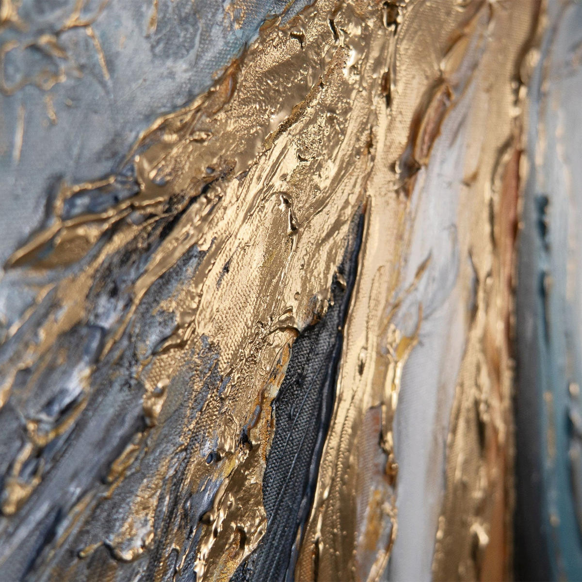 GEMÄLDE Ruf der Höhe auf Keilrahmen 115x50 cm - Multicolor, Holz (115/50cm) - YS-art gallery