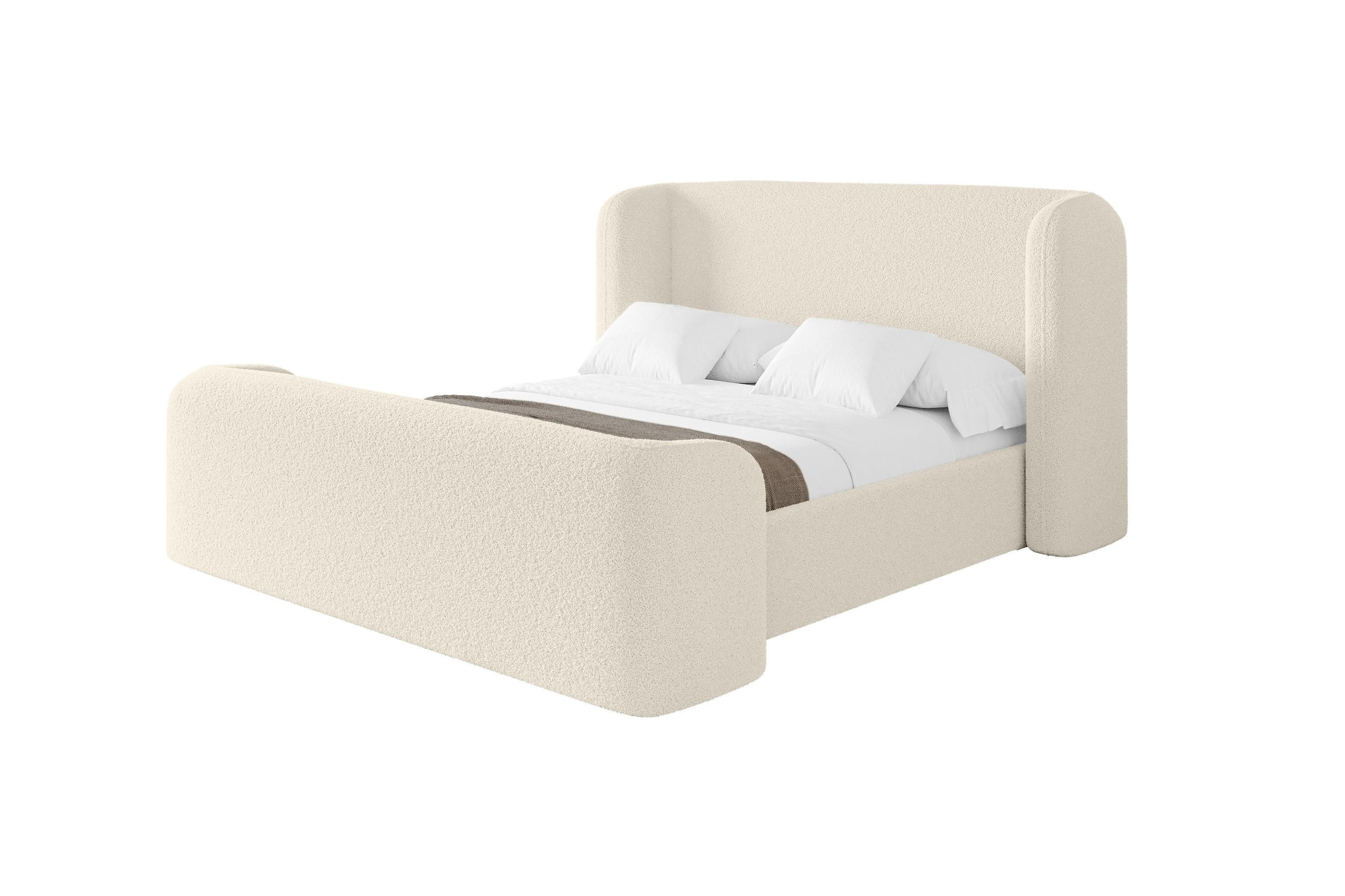 Altdecor Polsterbett Sand 180x200 cm