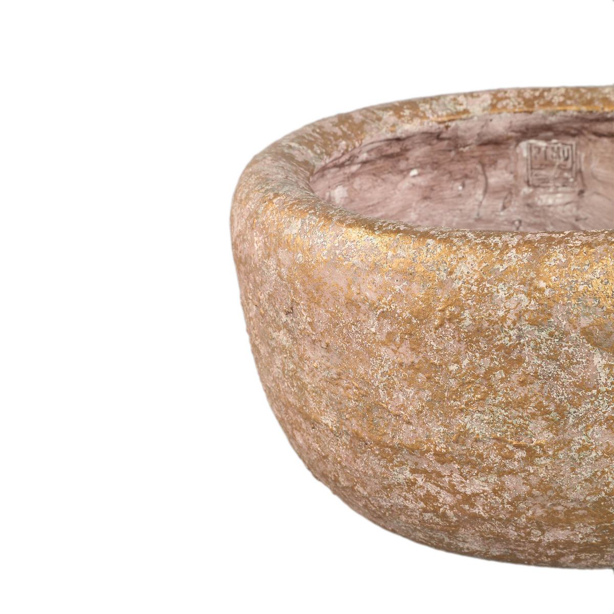 TOPF Skye-leigh Taupe 36/36/20cm - Taupe, Stein (20cm) - PTMD Collection