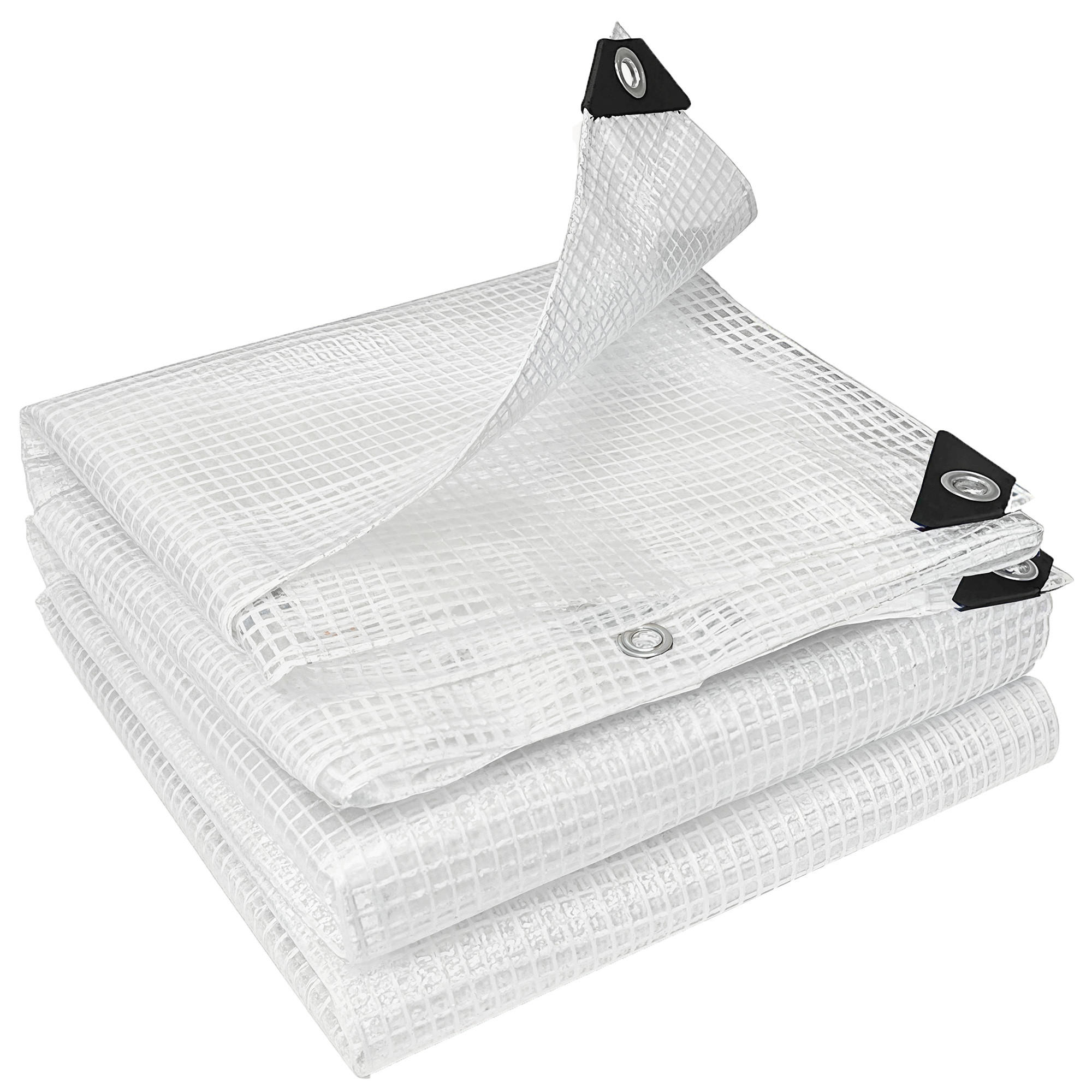 ABDECKPLANE PE Weiß - Weiß, Kunststoff (600/400/1cm) - Outsunny