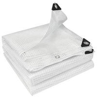 ABDECKPLANE PE Weiß - Weiß, Kunststoff (600/400/1cm) - Outsunny