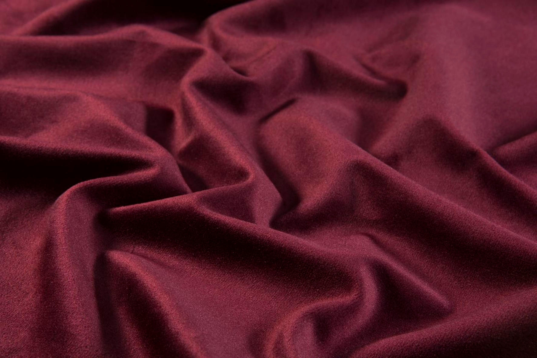 KISSENHÜLLE Samt Uni - Bordeaux, Textil (40/40cm) - Magma Heimtexx