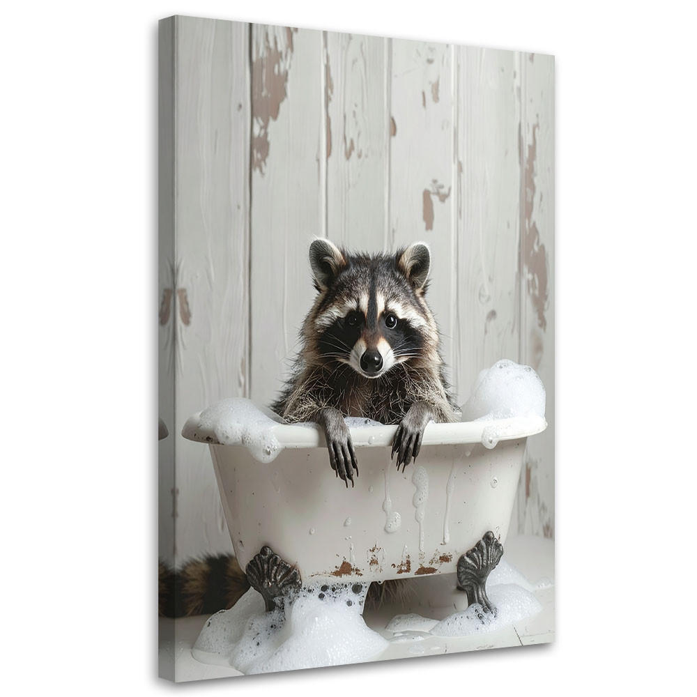 LEINWANDBILD Tiere 40x60cm - Weiß, Textil (40/60cm) - Feeby