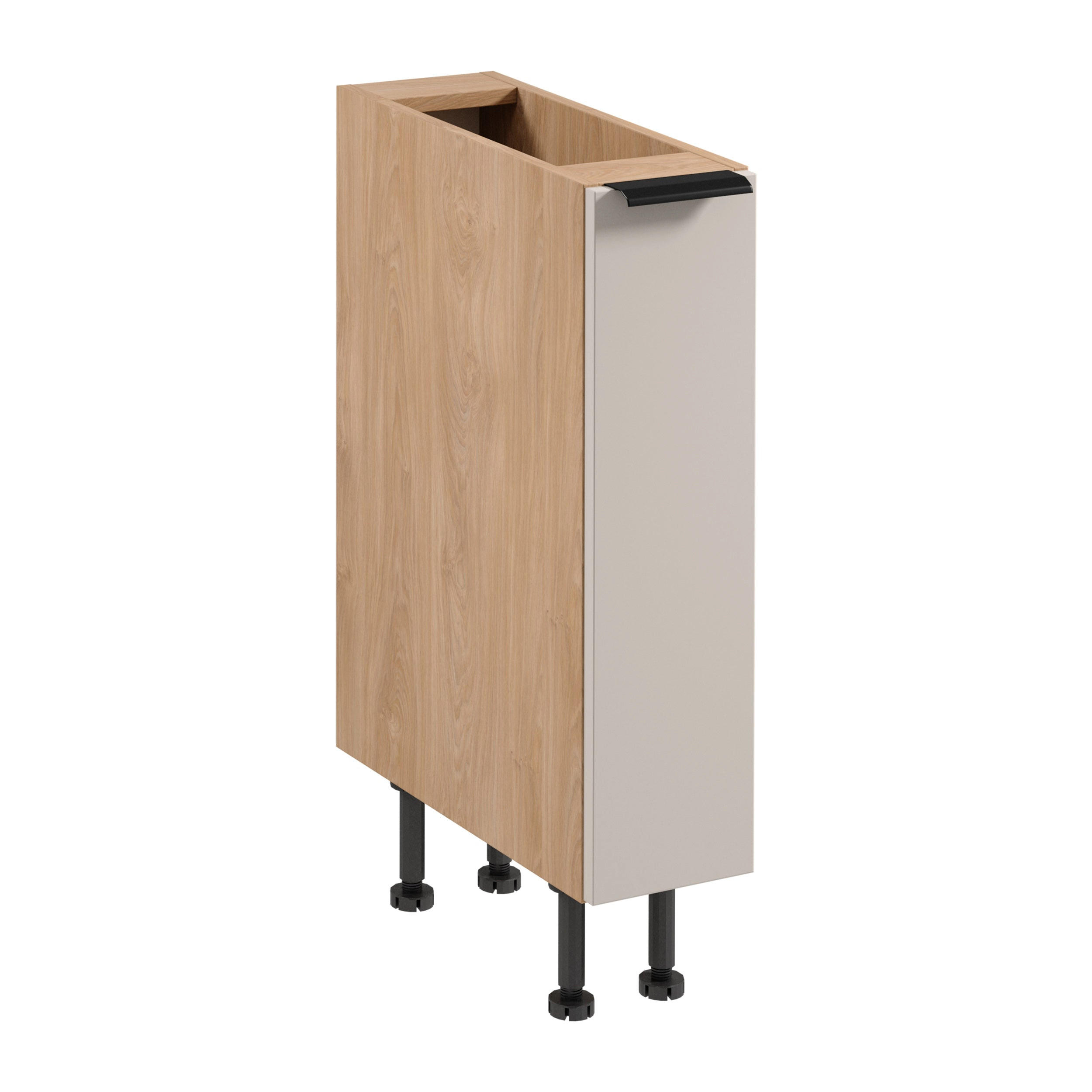 APOTHEKERSCHRANK D20C – Sorento Beige Sonoma Eiche – Beige / Sonoma Eiche - Beige/Sonoma Eiche, Holzwerkstoff (20/87/52cm) - ROYAL24_MARKT