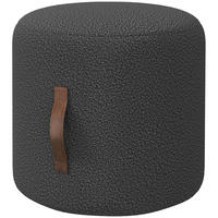 SITZHOCKER, Polsterhocker, Dunkelgrau - Dunkelgrau, Kunststoff (48/45/48cm) - HOMCOM