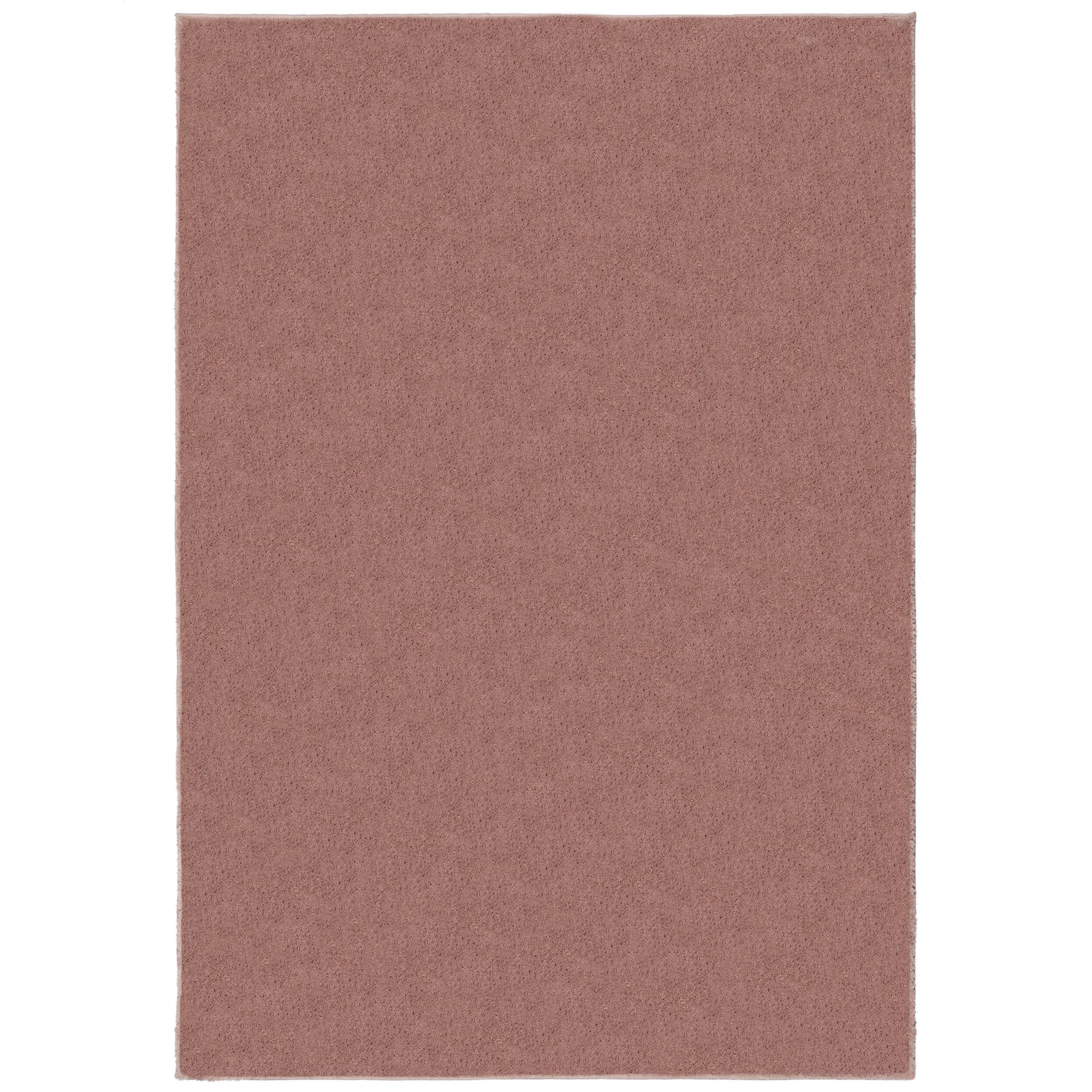 TEPPICH samtweich Uni-Muster 100% recycelt umweltfreundlich TUMMEL, Rosa 120x170 cm - Rosa, Textil (120/170cm) - KADIMA DESIGN