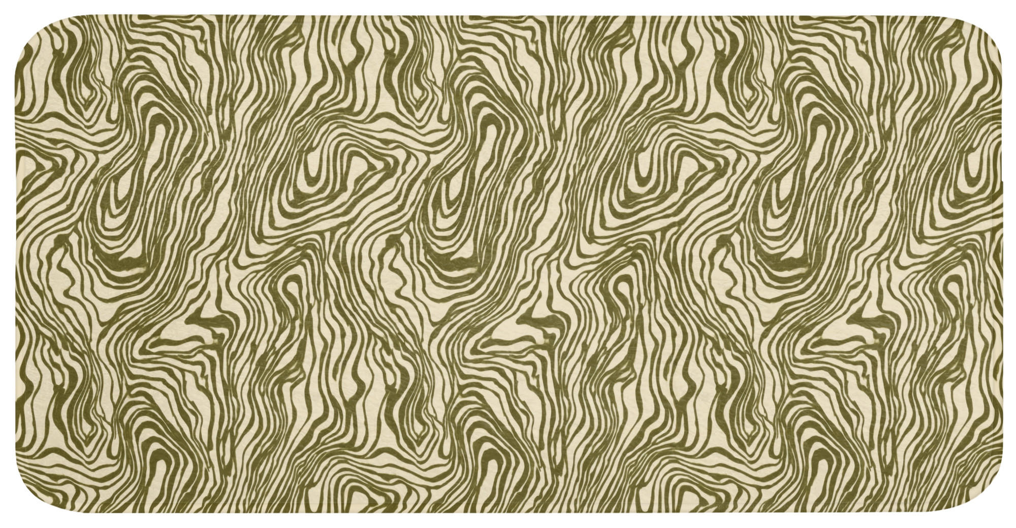 KOUPELNOVÁ PŘEDLOŽKA Abstraktní - Mramor - Zelený 120x60 cm - tmavě zelená, textil/plast (120/60cm) - OnlyWow