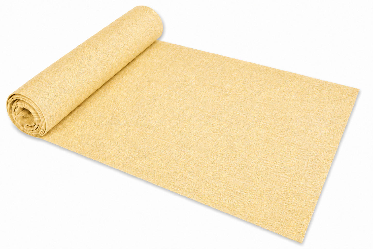 TISCHLÄUFER 40/100 cm Gelb Leinenoptik - Gelb, Textil (40/100cm) - TiborTex
