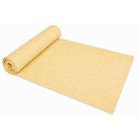 TISCHLÄUFER 40/140 cm Gelb Leinenoptik - Gelb, Textil (40/140cm) - TiborTex