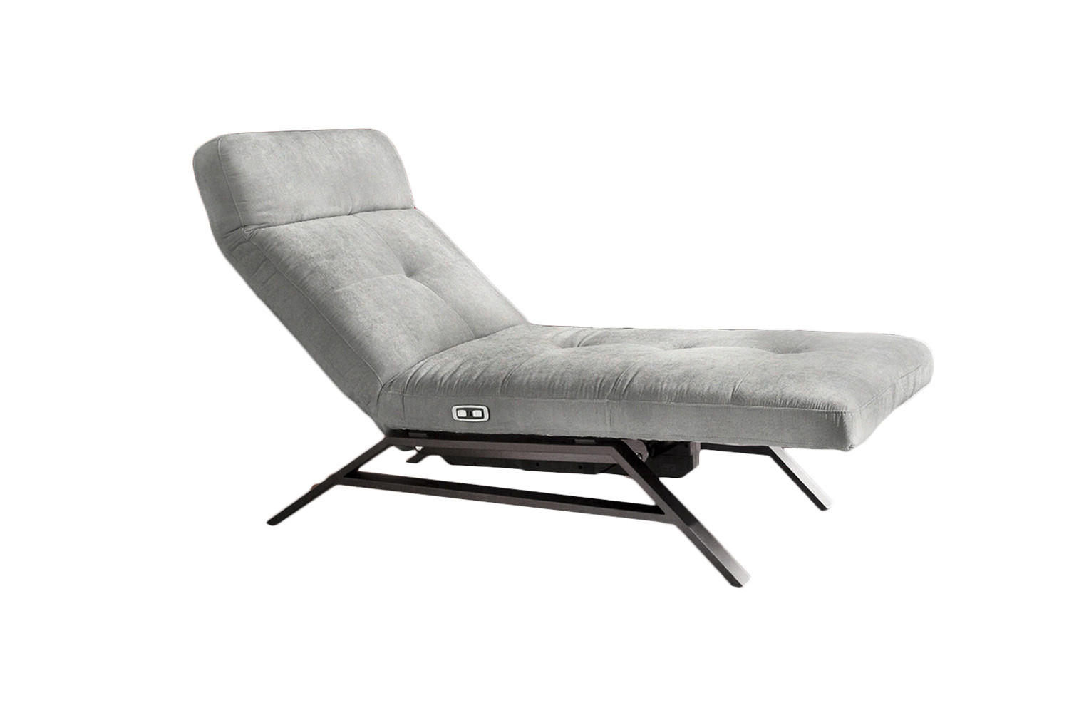 LIEGE AMERIVA Silber Velvet - Silberfarben, Textil (80/110/158cm) - KAWOLA