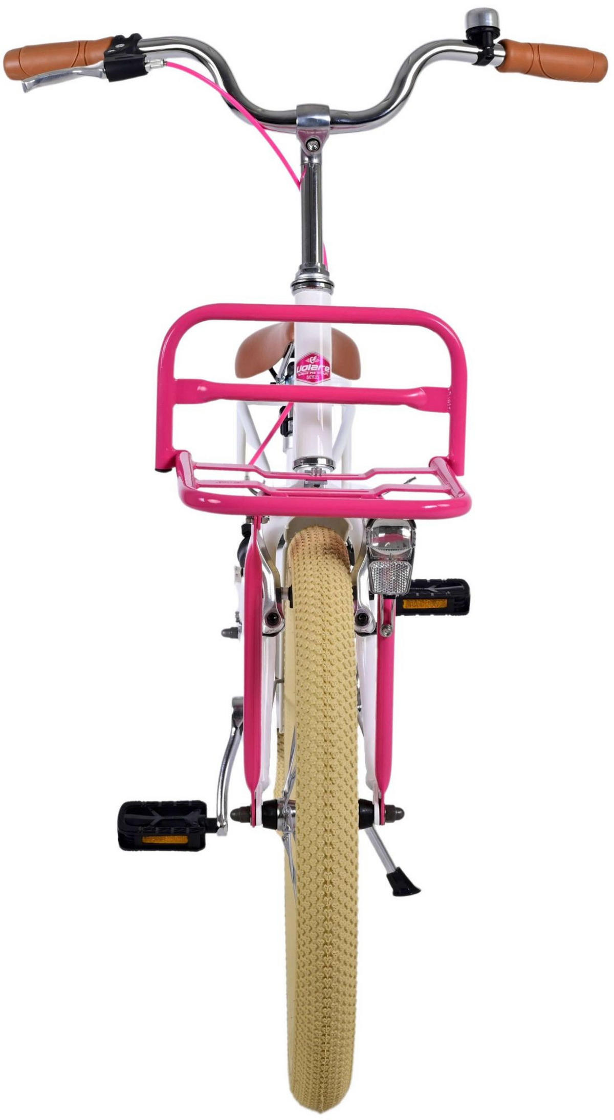 KINDERFAHRRAD Excellent - Mädchen - 20 Zoll - Rücktritt + Handbremse - Weiß - Weiß, Metall (67cm) - TPFSports