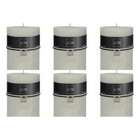 DUFTKERZE ZART - Grün - XL - 95 Std. - 6er set - Grün, Paraffin (10/15cm) - J-Line