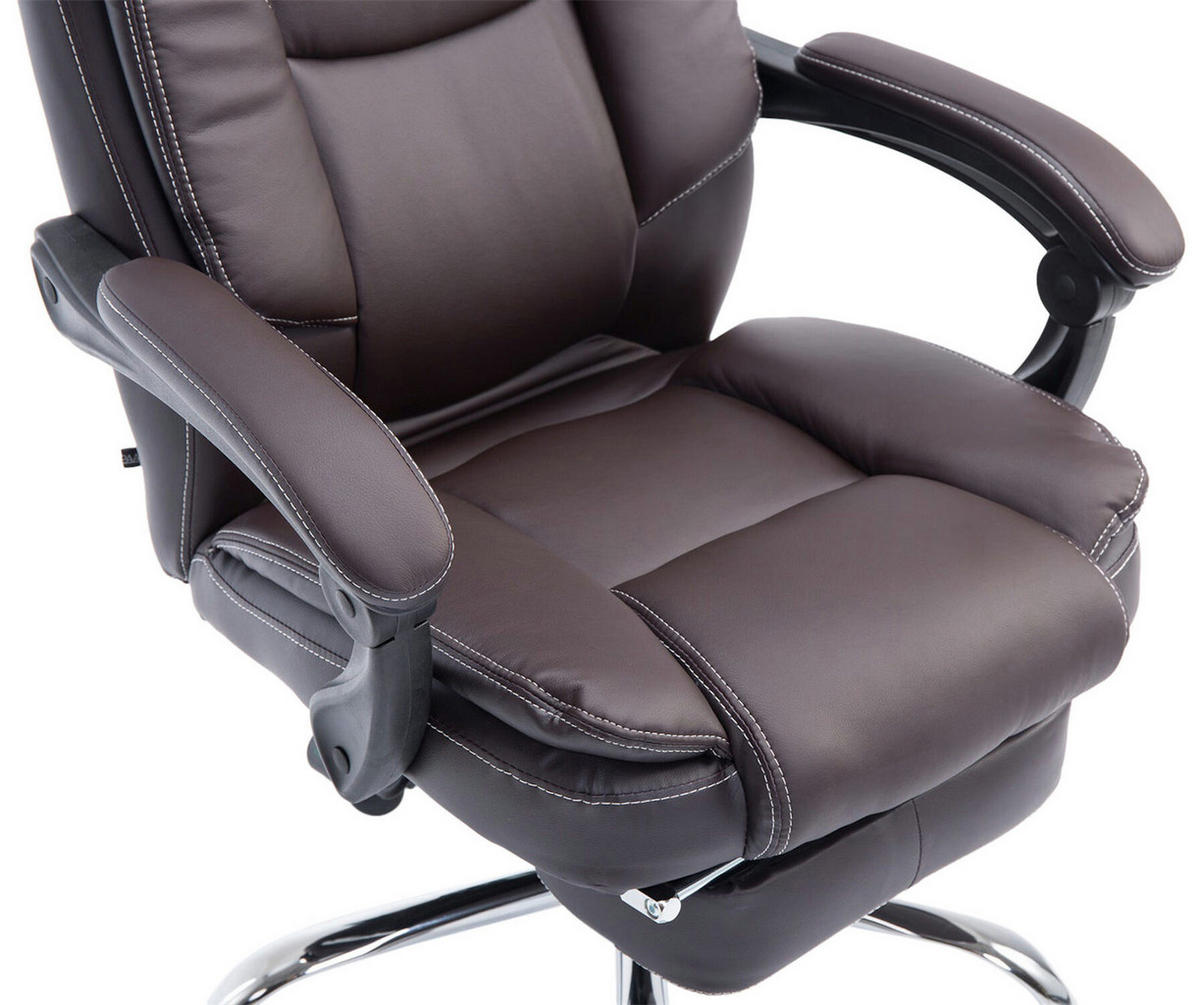 BÜROSTUHL Castan, Braun - Braun, Textil/Metall (67/124/64cm) - TPFLiving