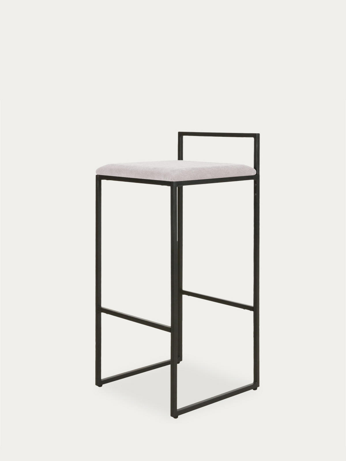 BARHOCKER Stan Beige 38 cm x 85 cm - Beige, Textil (38/85/38cm) - Kenay Home