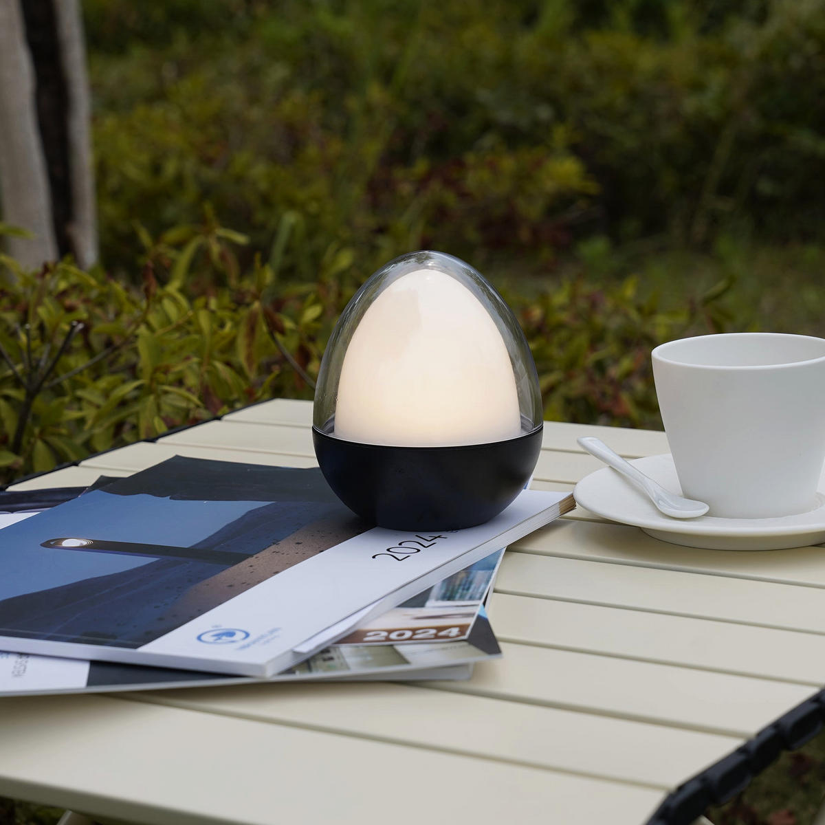 LED-GLUHBIRNE OVIE weiß - Weiß, Metall (10/10/12cm) - Lumisky