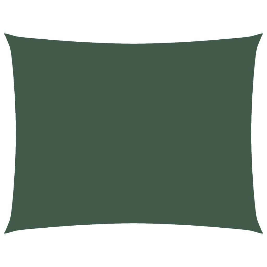 SONNENSEGEL Oxford-Gewebe Rechteckig 2,5x3,5 m Dunkelgrün - Grün, Textil (350/250cm) - furnicato