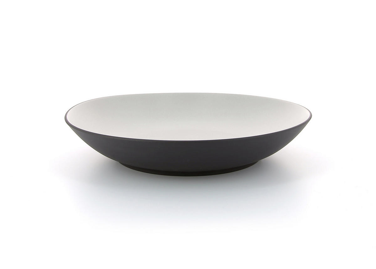 SUPPENSCHÜSSEL / COUPTELLER EQUINOXE 27CM Pfeffer - Hellgrau, Keramik (27cm) - Revol Porcelaine France
